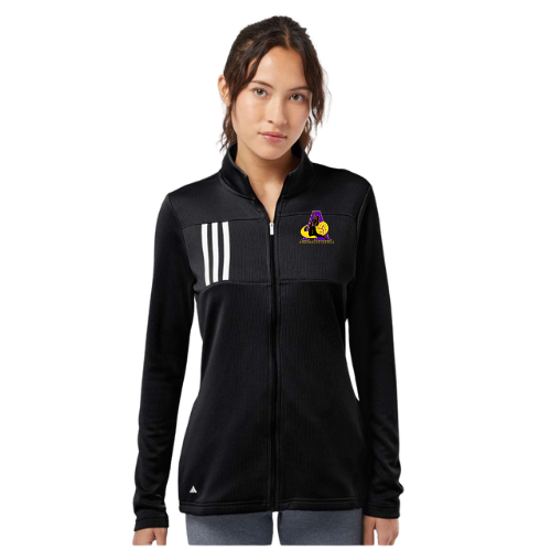 Addias Women's 3-Stripes Double Knit Full-Zip Jacket - A483
