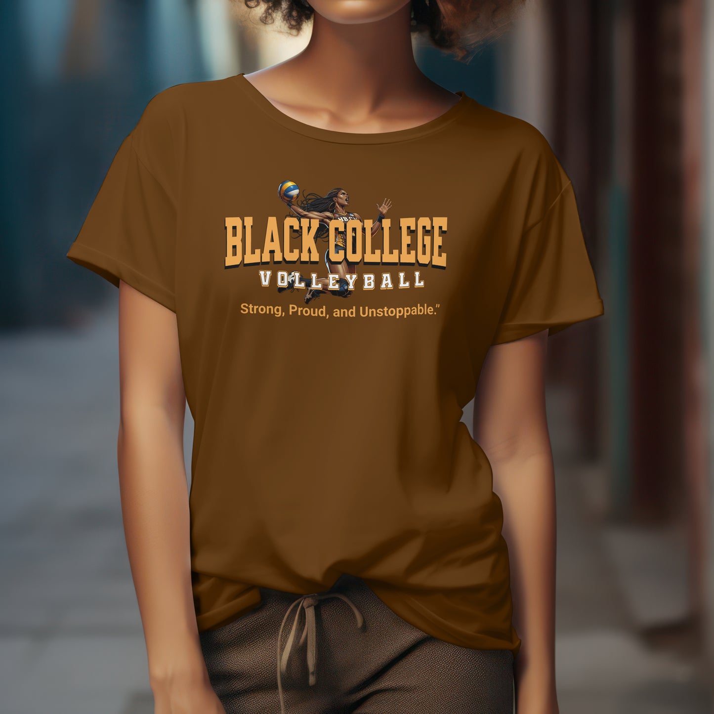 Our Official Black College Volleyball Brand Shirt
