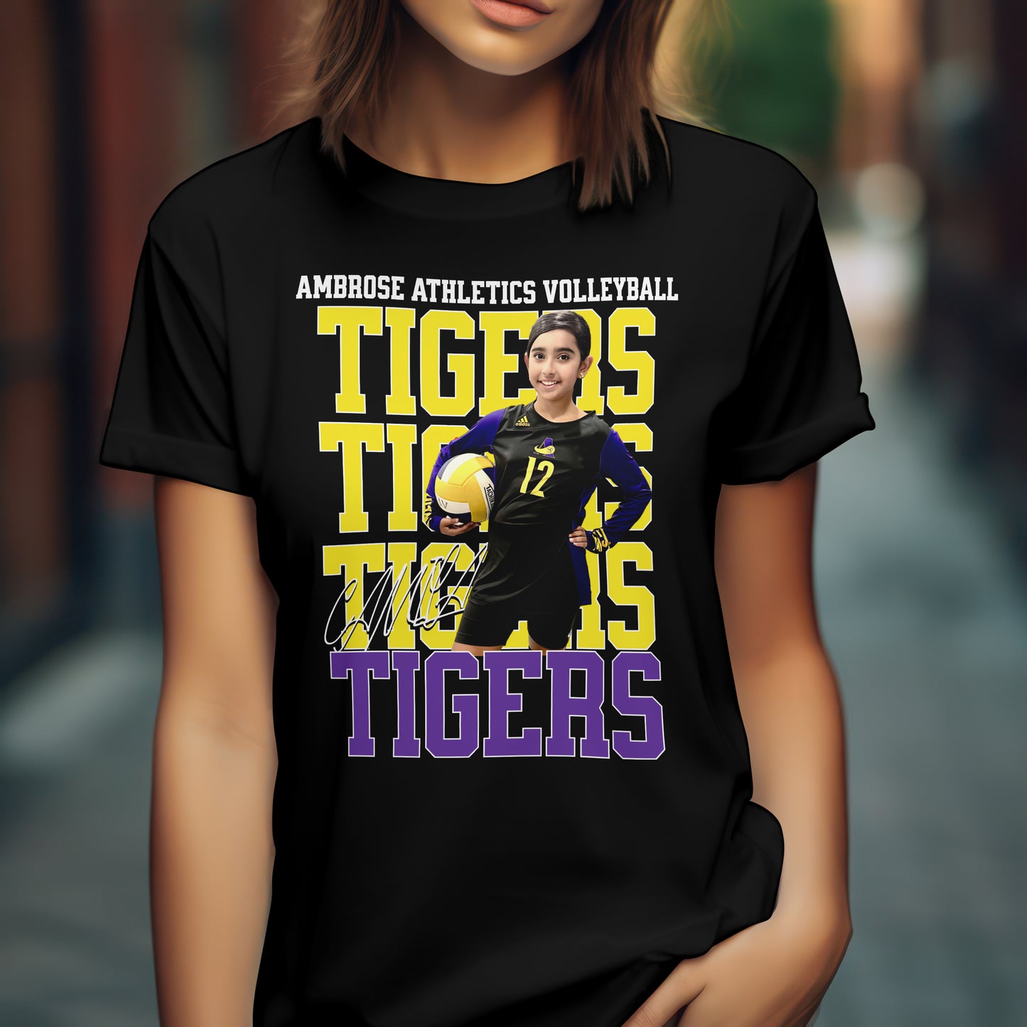 Volleyball "Camila" Fundraiser T-Shirt – Custom Athlete Edition | Unisex T-Shirt