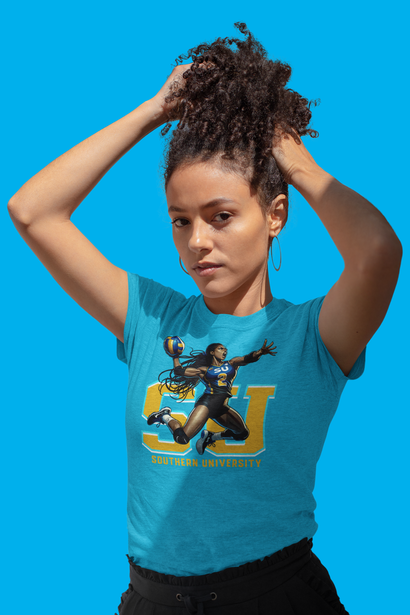 Southern U Volleyball Spike